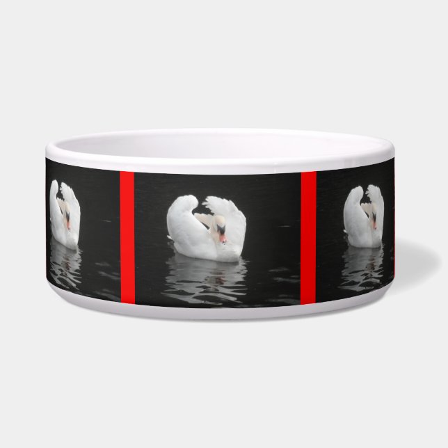 Dog Bowl Swan River Swimming Voerbakje (Voorkant)
