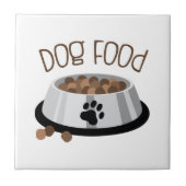 Dog Bowl Tegeltje (Voorkant)