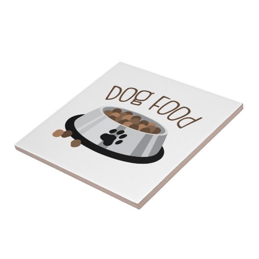 Dog Bowl Tegeltje (Zijkant)