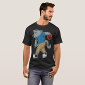 Dog Bowling Bowling-balsport T-shirt (Voorkant volledig)