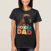 Dog Boxer Dad Boxer Owner T-shirt (Voorkant)