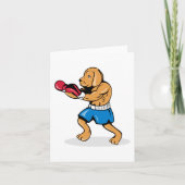 Dog Boxing Note Kaarten (Voorkant)