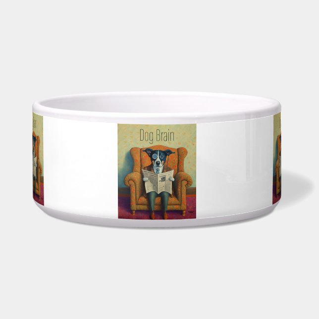 Dog Brain Voerbakje (Voorkant)