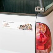 Dog Branding Bumpersticker (Op Truck)