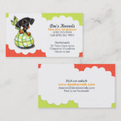 Dog Breeder Dachshund Puppy Tomato Limoen Visitekaartje (Voorkant / Achterkant)