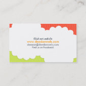 Dog Breeder Dachshund Puppy Tomato Limoen Visitekaartje (Achterkant)