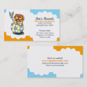 Dog Breeder Pomeranian Puppy Blue Citrus Visitekaartje (Voorkant / Achterkant)