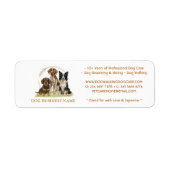 Dog Breeds Watercolor Etiket (Voorkant)