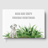 Dog Bride and Groom Pet Wedding Gastenboek (Voorkant)
