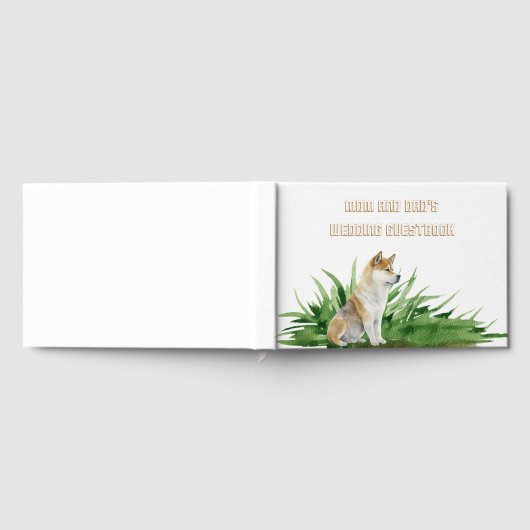 Dog Bride and Groom Pet Wedding Gastenboek (Volledig)