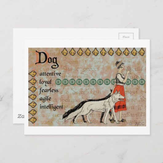 Dog Briefkaart (Voorkant / Achterkant)