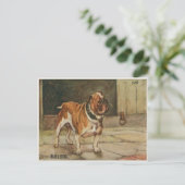 Dog Briefkaart met stevige stierendosis (Staand voorkant)