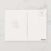 Dog Briefkaart met stevige stierendosis (Achterkant)