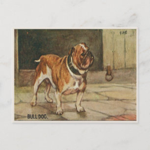 Dog Briefkaart met stevige stierendosis