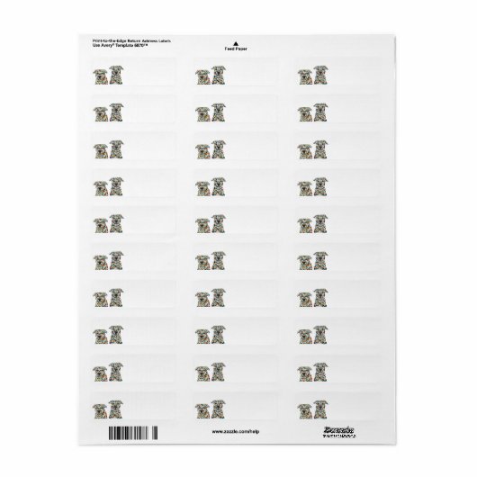Dog Brothers Return Address Label (Full Sheet)
