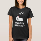 Dog Bull Terrier Dogs Nap Sleeping Sleep Pajama Ni T-shirt (Voorkant)