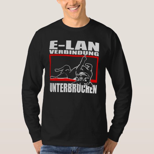 Dog Bulldog Statement Saying E lan Dogs T-shirt (Voorkant)