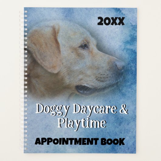 Dog Business Appointment Book Planner (Voorkant)