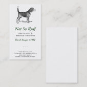 Dog Business Visitekaartje (Voorkant / Achterkant)
