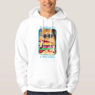 Dog Butt met zonnebril Hoodie