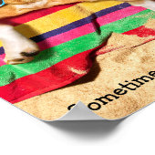 Dog Butt met zonnebril Poster (Hoek)