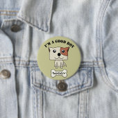 Dog Button12 Ronde Button 7,6 Cm (In situ)