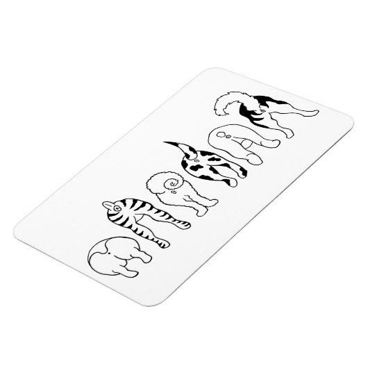 Dog Butts Magneet (Linkerzijde)