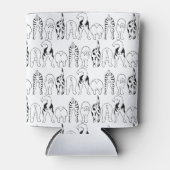 Dog Butts Pattern Blikjeskoeler (Voorkant)