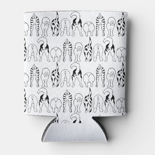 Dog Butts Pattern Blikjeskoeler (Voorkant)