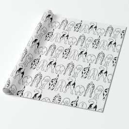 Dog Butts Pattern Cadeaupapier