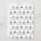 Dog Butts Pattern Feestdagenkaart (Voorkant)