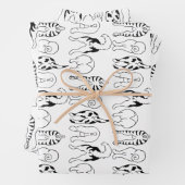 Dog Butts Pattern Inpakpapier Vel (In situ)