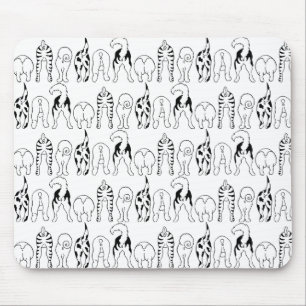 Dog Butts Pattern Muismat
