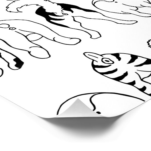 Dog Butts Pattern Perfect Poster (Hoek)