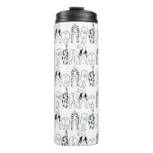 Dog Butts Pattern Thermosbeker (Voorkant)