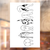 Dog Butts Raamsticker (Vel 2)