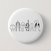 Dog Butts Ronde Button 5,7 Cm (Voorkant)