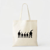 Dog Butts Silhouette Tote Bag (Voorkant)