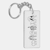 Dog Butts Sleutelhanger (Voorkant Links)