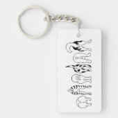Dog Butts Sleutelhanger (Voorkant)