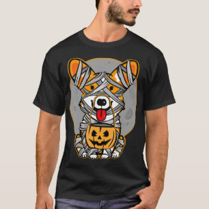 Dog Cadeau Welsh Corgi Mummy Cute Halloween T-shirt