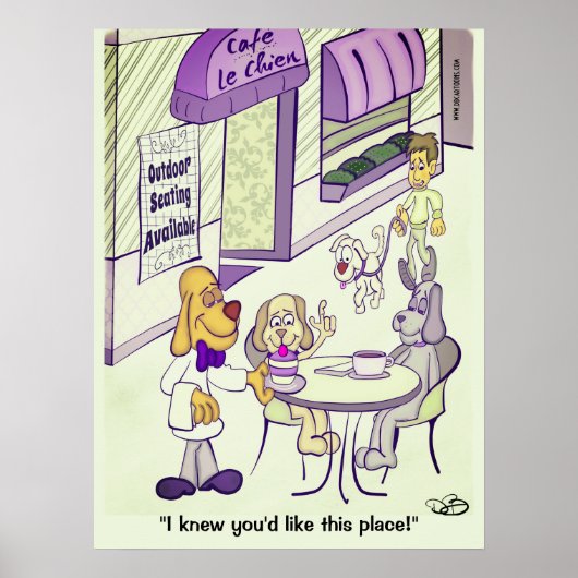 Dog Cafe Poster (Voorkant)