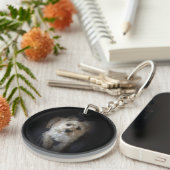 Dog Cairn Terrier Canine "Hondenliefhebber" Sleute Sleutelhanger (Voorkant Rechts)