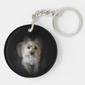 Dog Cairn Terrier Canine "Hondenliefhebber" Sleute Sleutelhanger (Achterkant)
