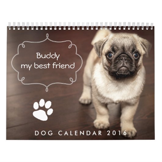 Dog Calendar 2016 Custom Add Your Photo Kalender (Hoes)