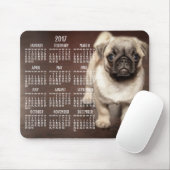 Dog Calendar 2017 Muismat Cute Puppy (Met muis)