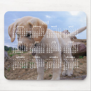 Dog Calendar 2018 Persoonlijke Muismat