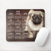 Dog Calendar 2019 Muismat Cute Puppy (Met muis)