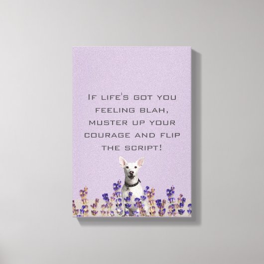 Dog  Calendar Canvas Afdruk (Voorkant)