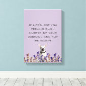 Dog  Calendar Canvas Afdruk (Insitu (Houten vloer))